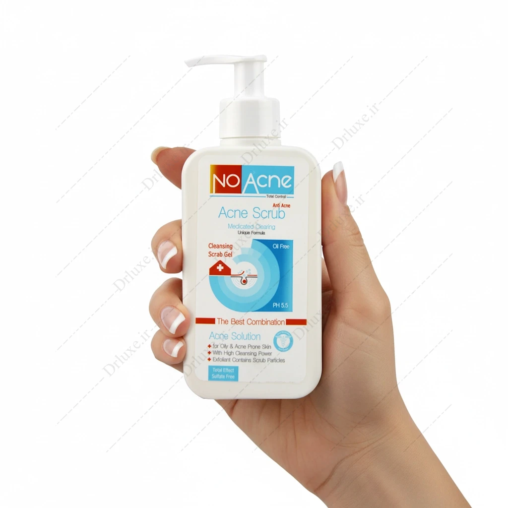 ژل اسکراب لایه بردار نوآکنه مدل آکنه سولوشن